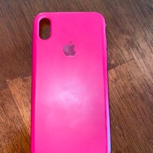 Raspberry red IPhone XS Max Apple Case